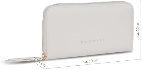 Bugatti Ella Geldbörse für Damen - Hochwertiges Kunstleder Portemonnaie für unterwegs