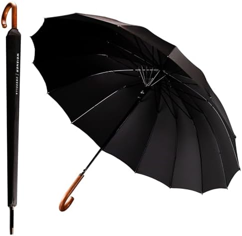 Verdone WEISNER CAPITOL Automatik Stockschirm – 2-Personen Regenschirm mit Windschutz, Ø120 cm und elegantem Etui
