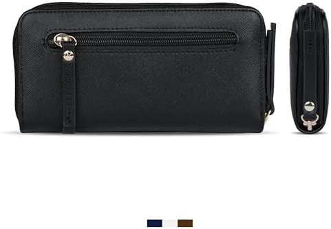 Bugatti Ella Geldbörse für Damen - Hochwertiges Kunstleder Portemonnaie für unterwegs