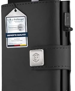 SF SCOFIELD Herren Geldbörse mit Münzfach | RFID Schutz & kompakt für 9-11 Karten