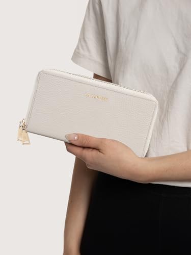 Lazarotti Bologna XL Leder Geldbörse Damen mit RFID-Schutz | 20 Kartenfächer & 2 Reißverschlussfächer für Alltag