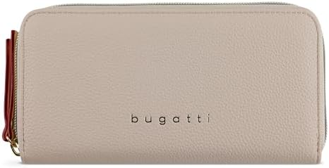 Bugatti Ella Geldbörse für Damen - Hochwertiges Kunstleder Portemonnaie für unterwegs