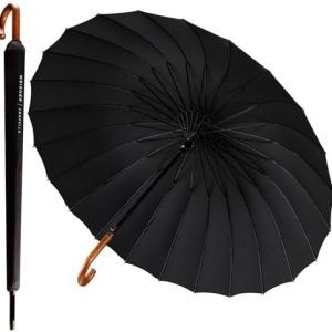 Verdone WEISNER CAPITOL Automatik Stockschirm – 2-Personen Regenschirm mit Windschutz, Ø120 cm und elegantem Etui