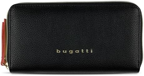 Bugatti Ella Geldbörse für Damen - Hochwertiges Kunstleder Portemonnaie für unterwegs