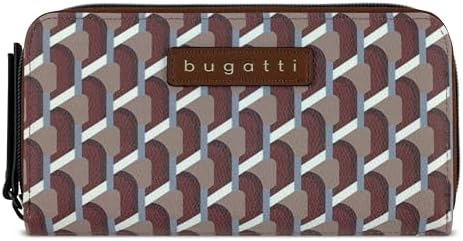 Bugatti Ella Geldbörse für Damen - Hochwertiges Kunstleder Portemonnaie für unterwegs