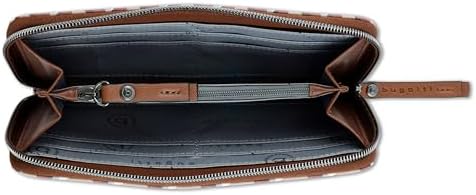 Bugatti Ella Geldbörse für Damen - Hochwertiges Kunstleder Portemonnaie für unterwegs