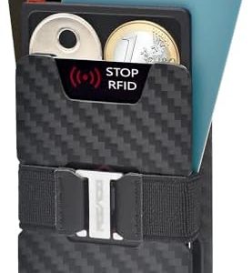 POCARDO Slim Wallet | Elegante Geldbörse mit RFID-Schutz für Herren, ideal für Reisen und Alltag