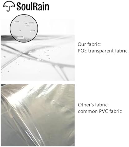 SoulRain Regenschirm schwarz – Robuster XXL Stockschirm mit Holzgriff & Automatik-Öffnung für Hochzeit/Golf/Wetterfest