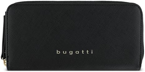 Bugatti Ella Geldbörse für Damen - Hochwertiges Kunstleder Portemonnaie für unterwegs