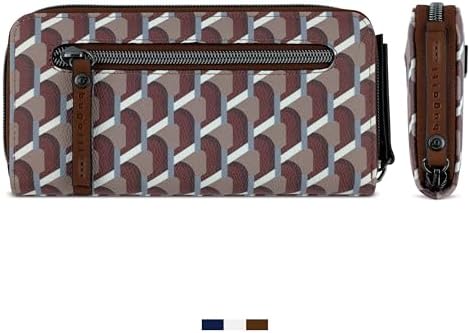 Bugatti Ella Geldbörse für Damen - Hochwertiges Kunstleder Portemonnaie für unterwegs