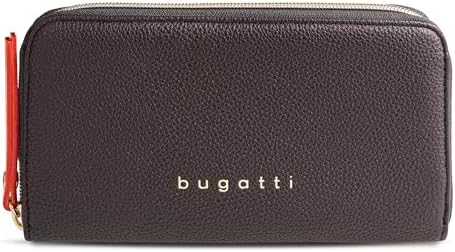 Bugatti Ella Geldbörse für Damen - Hochwertiges Kunstleder Portemonnaie für unterwegs