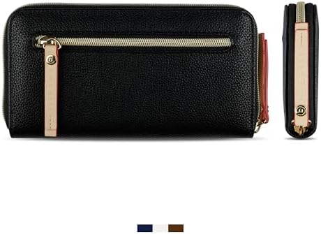 Bugatti Ella Geldbörse für Damen - Hochwertiges Kunstleder Portemonnaie für unterwegs