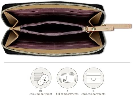 Bugatti Ella Geldbörse für Damen - Hochwertiges Kunstleder Portemonnaie für unterwegs