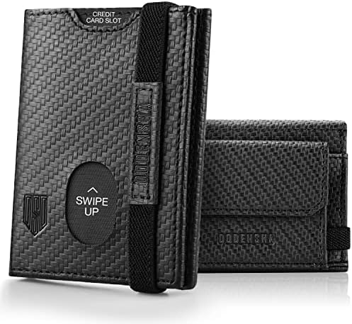 DODENSHA MagSnap Portmonee Herren | Slim Geldbörse mit RFID & Münzfach für 10+ Karten | Magnetverschluss für Alltag in S