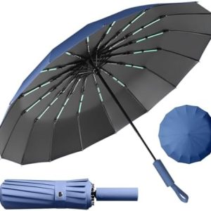 LENDOO Sturmfester Regenschirm – Kompakt, Automatisch & Windsicher für jede Wetterlage