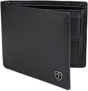 TRAVANDO Geldbörse Herren Oslo – RFID-zertifiziert, 13 Kartenfächer & Münzfach für sicheres Bezahlen unterwegs