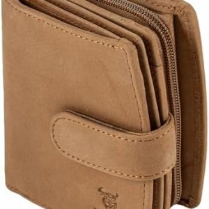 MATADOR Geldbörse Damen Mittelgroß Leder #Valencia mit RFID Blocker - Elegantes Portemonnaie für jede Gelegenheit, inklu
